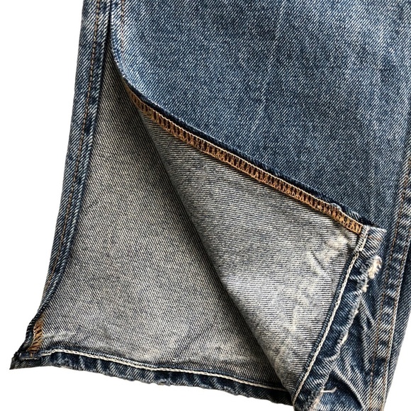 GRLFRND The Hailey Low Rise Slim Boot With Slit Jeans Size 31 NWT - Picture 10 of 14